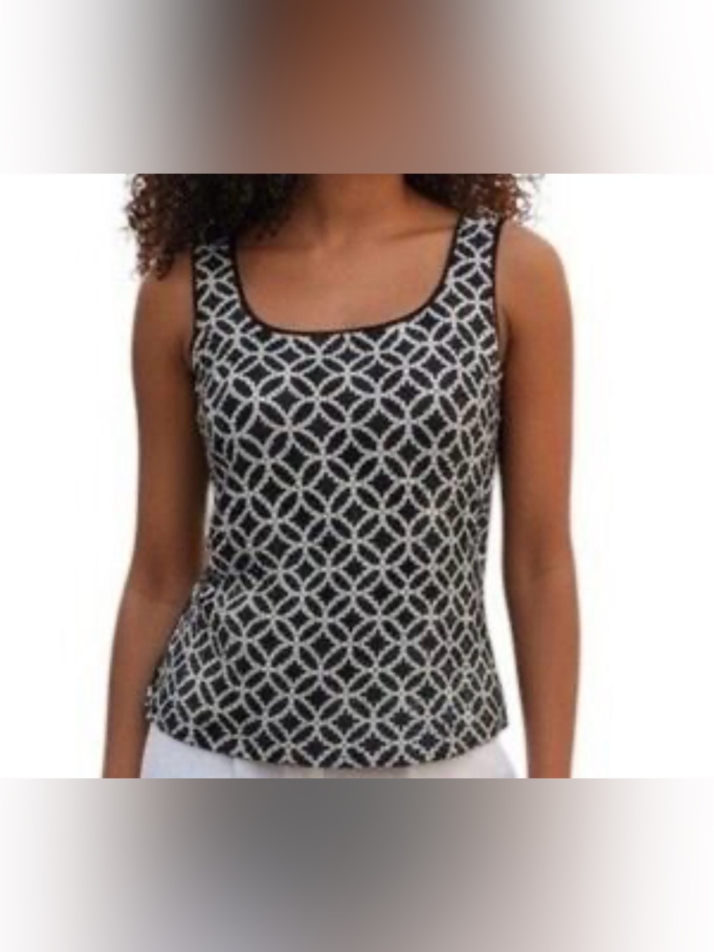 White House Black Market Sequins Tank Top